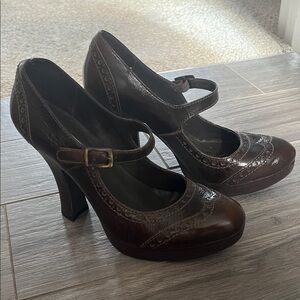 Steve Madden Dark Brown Mary Jane Heels